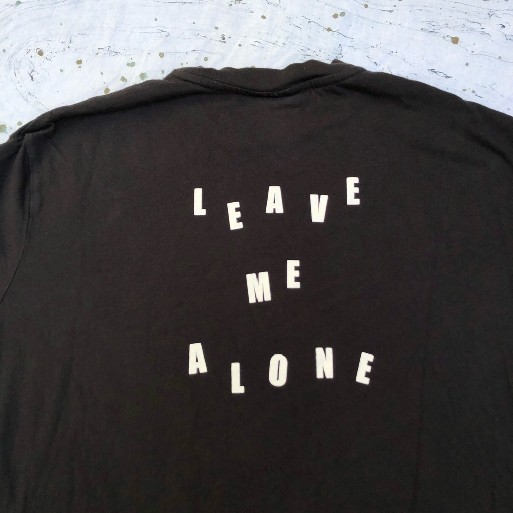 New! Lazy Oaf Leave Me Alone Tee